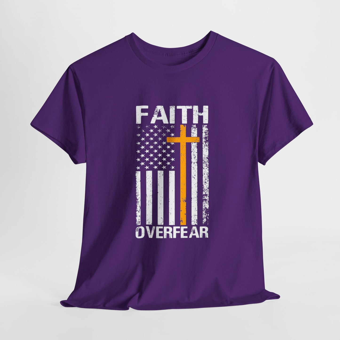 Unisex Cotton T-Shirt - Faith Over Fear