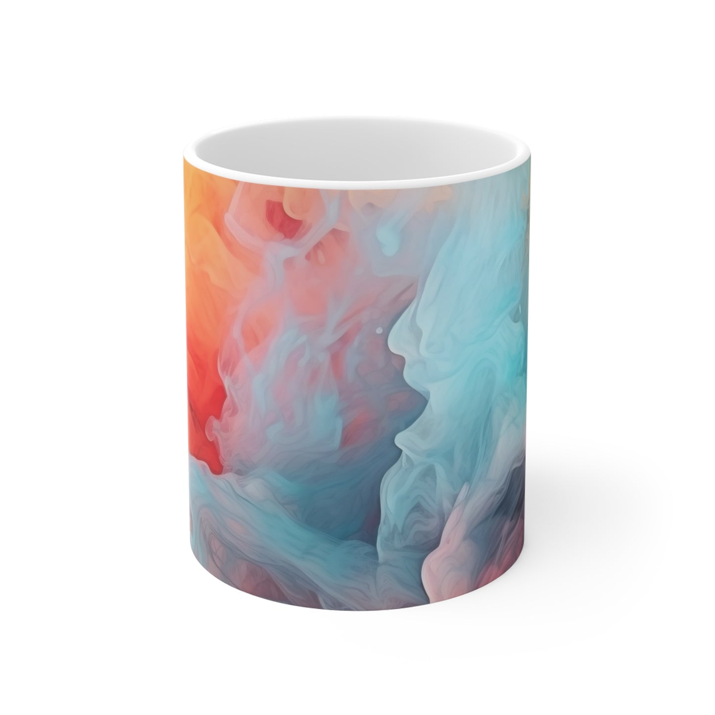 Smoky Colorful Abstract Wrap Around