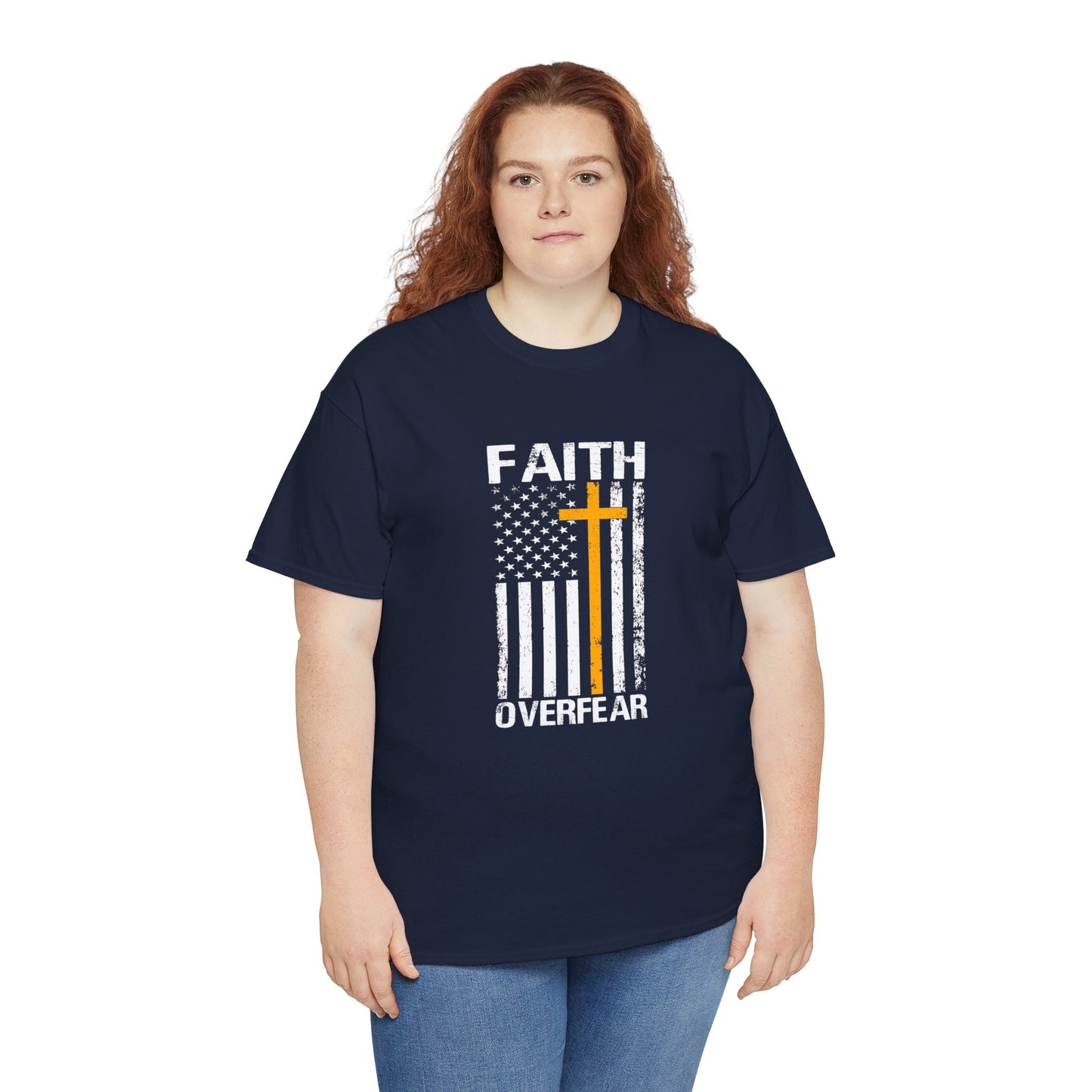 Unisex Cotton T-Shirt - Faith Over Fear