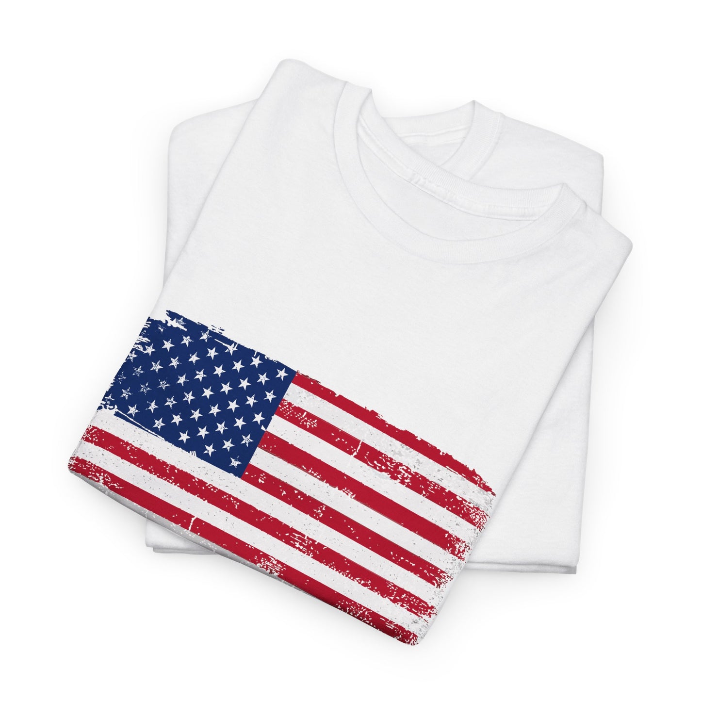 Unisex Cotton T-Shirt - United States Flag America