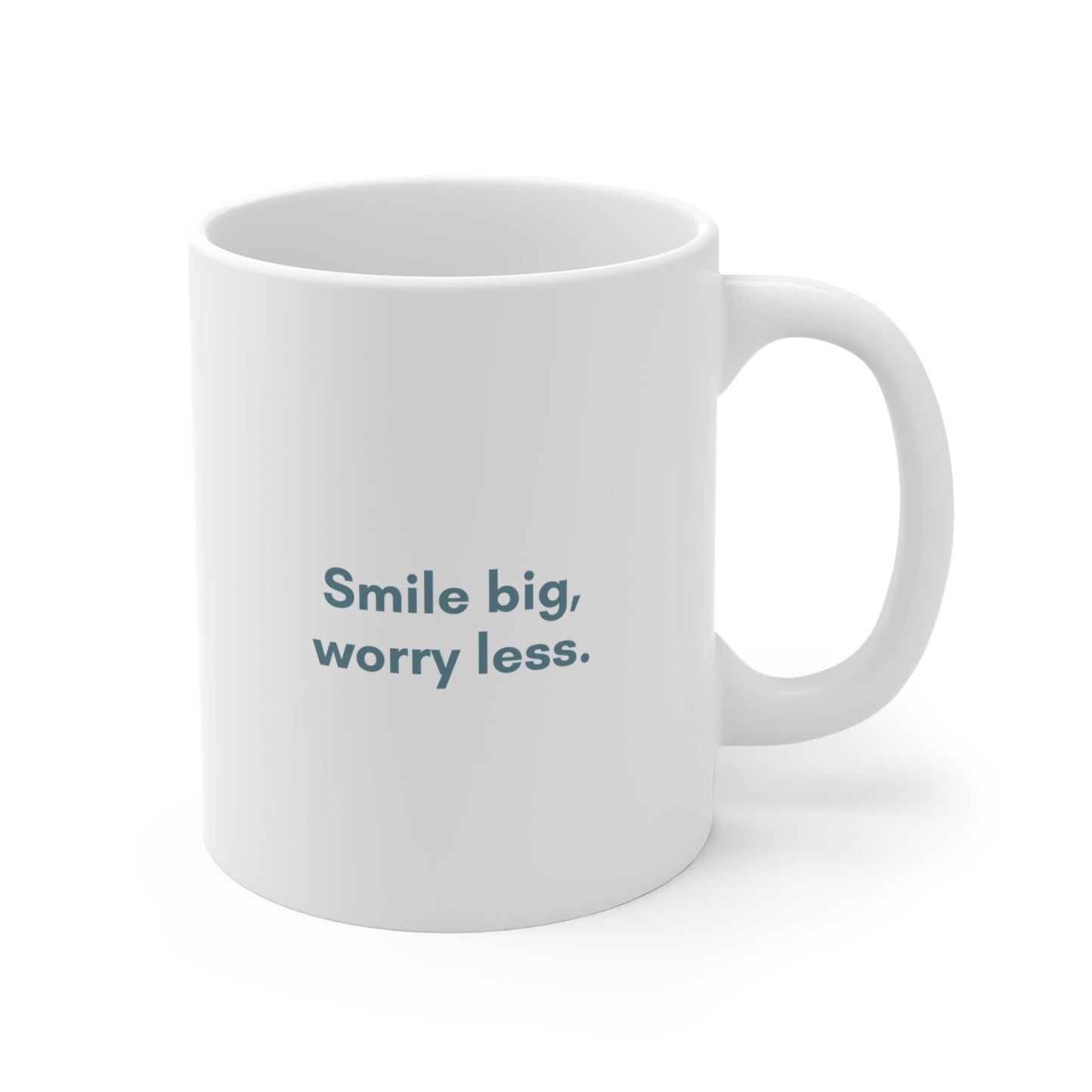 Smile Big Worry Less - Smiley