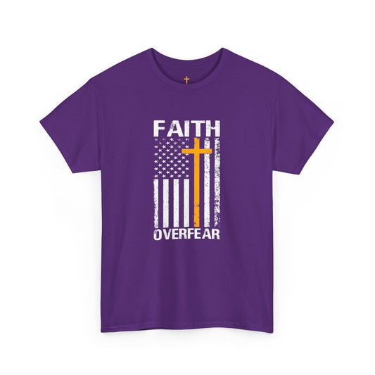 Unisex Cotton T-Shirt - Faith Over Fear