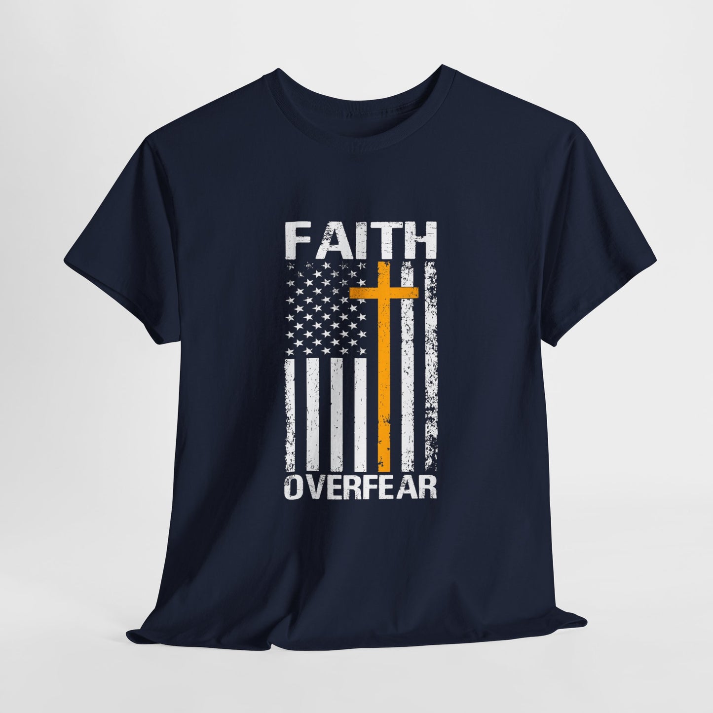 Unisex Cotton T-Shirt - Faith Over Fear